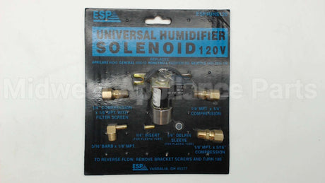 UHS120 Supco 120V Universal Humidifier Vlve