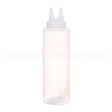 VOL2212-13 Compatible Vollrath Bottle, Squeeze, Twin Tip, 12Oz