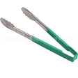 VOL4781270 Compatible Vollrath Tong Green/Ss 12 In Scallop Grip