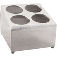 VOL97240 Compatible Vollrath Holder, Flatware, 4 Cylinder, Ss