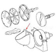 VS99D Compatible Midwest Appliance Parts Door Shredder Attach