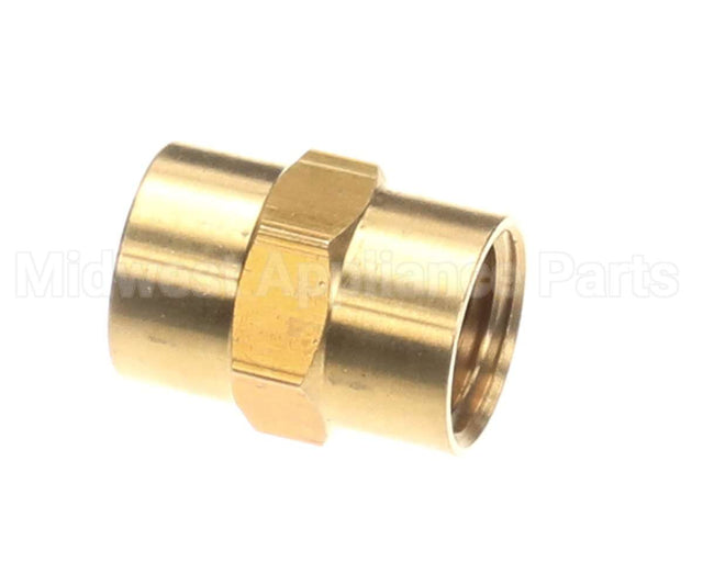 VT487S Biro Coupling 1/4Fpt 7/8 L 11/16 W,Brass