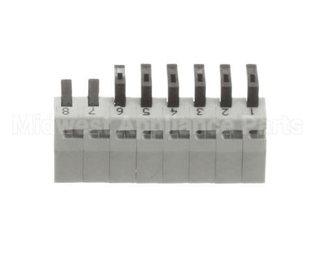 W0570213 Grindmaster Cecilware Strip, Term 8 Pin Spring Clamp