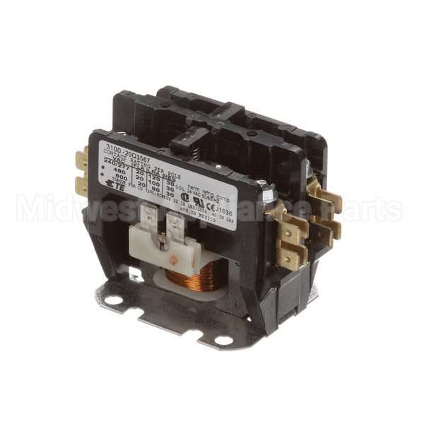 W0570655 Compatible Grindmaster Contactor, 240-600V, 24Vaccoil