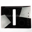 W10163206 Whirlpool Glass Assy, Jed9430 Blk