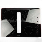 W10163206 Whirlpool Glass Assy, Jed9430 Blk