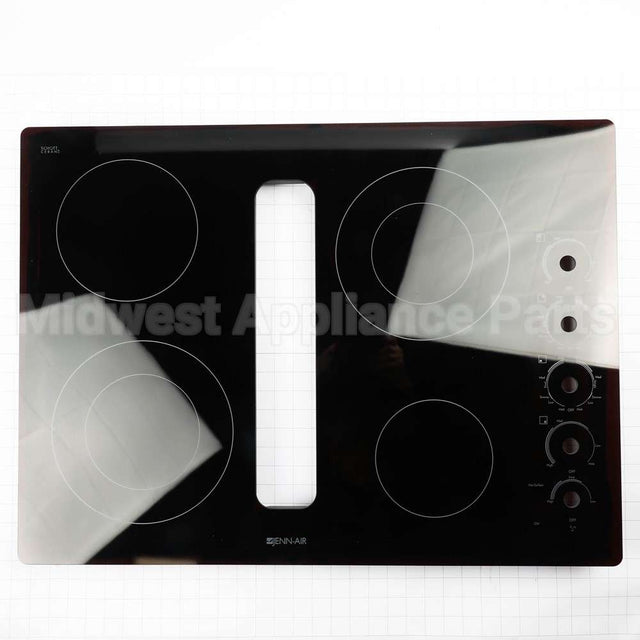 W10163206 Whirlpool Glass Assy, Jed9430 Blk