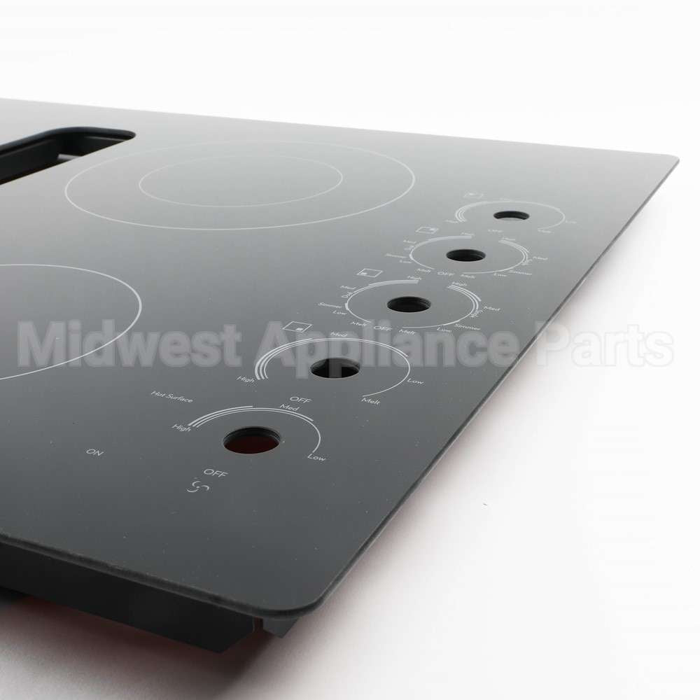 W10163206 Whirlpool Glass Assy, Jed9430 Blk