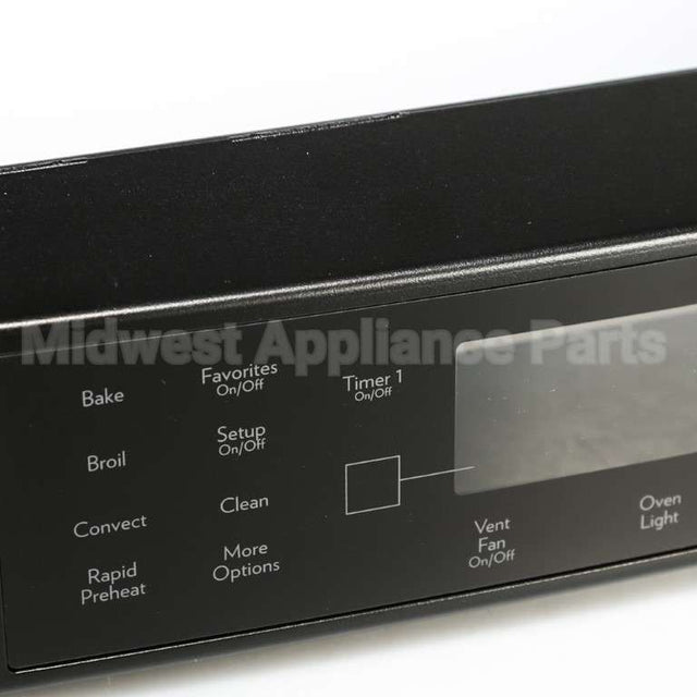 W10239347 Whirlpool Assy,Control Panel Black