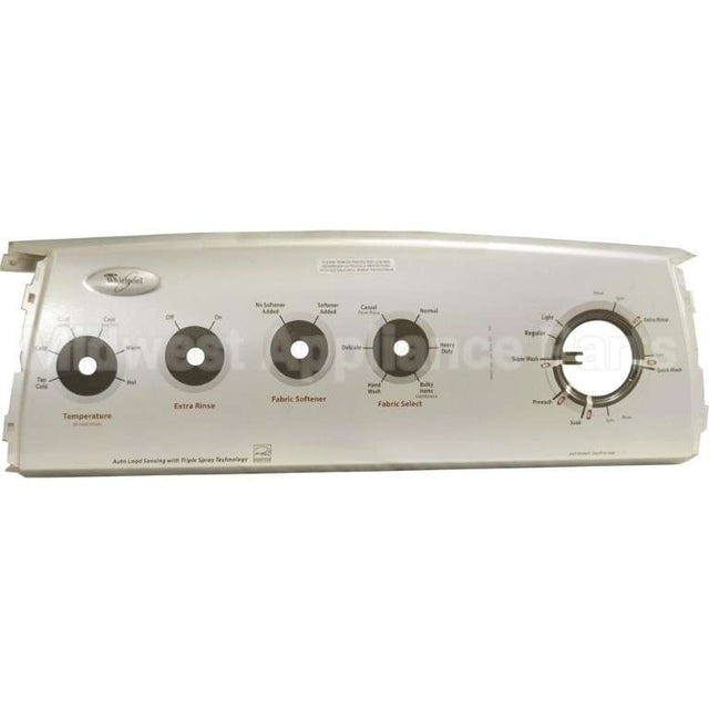 W10240470 Whirlpool Panel-Cnsl '09 Wtw57Esv*