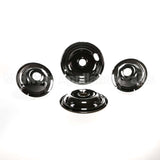 W10288051 Whirlpool Black Drip Bowl Set, 2-6