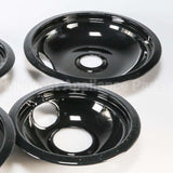 W10288051 Whirlpool Black Drip Bowl Set, 2-6
