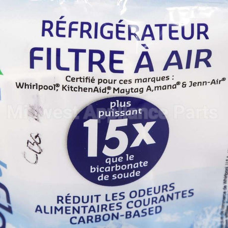 W10311524 Whirlpool Refrigerator Carbon Air Filter