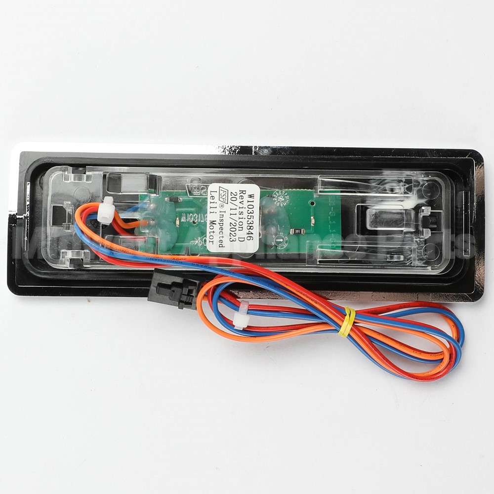 W10353846 Whirlpool Pad Assy-White W/Blue Li