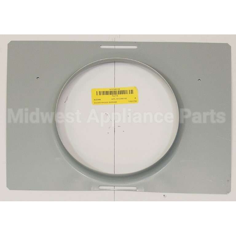 W10388168 Whirlpool 7 Damper Mounting Plate