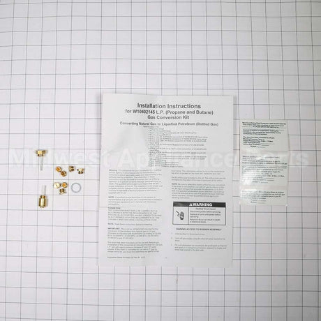 W10402145 Whirlpool Lp Gas Con