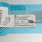 W10528787 Whirlpool Overlay Asm-Wp,Gas,Tc,Bl