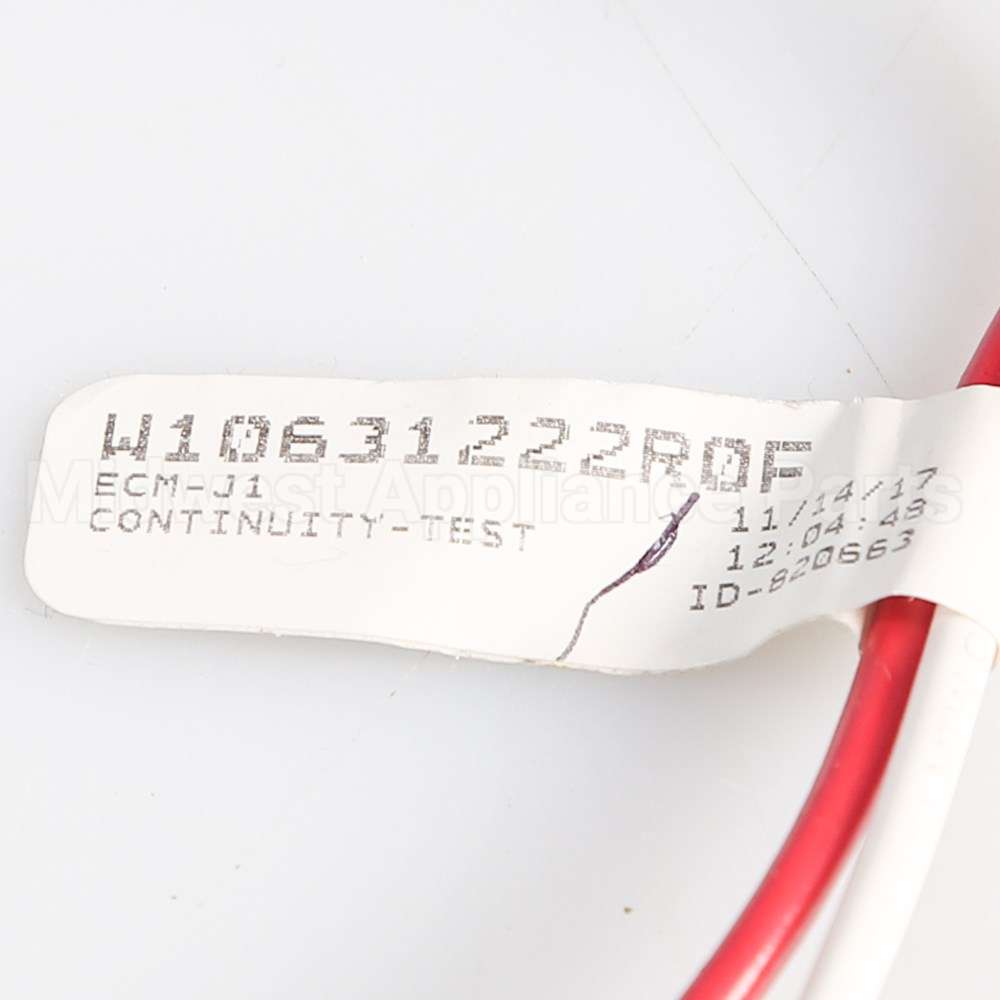 W10631222 Whirlpool Harness