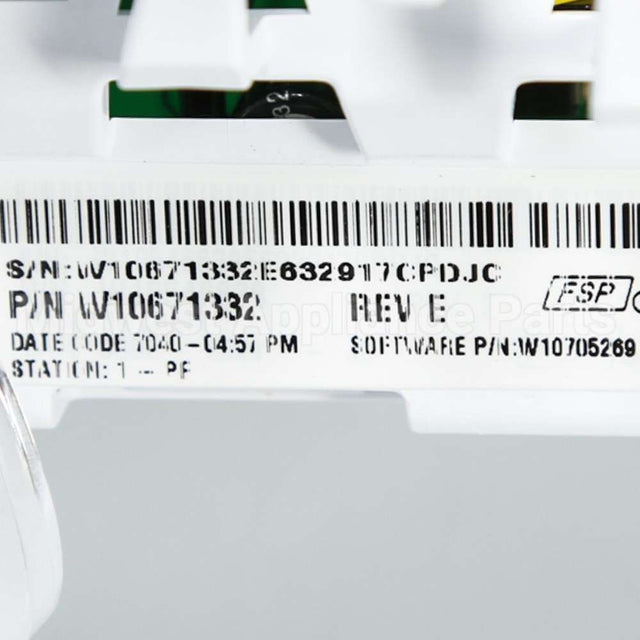 W10671332 Whirlpool Cntrl-Elec