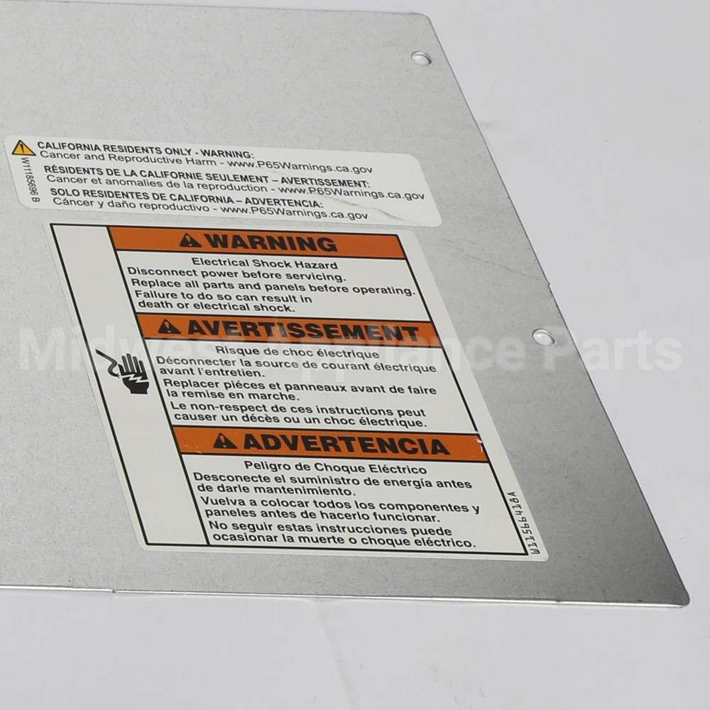 W10694109 Whirlpool Cover-Unit