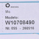 W10776982 Whirlpool Cntrl-Elec