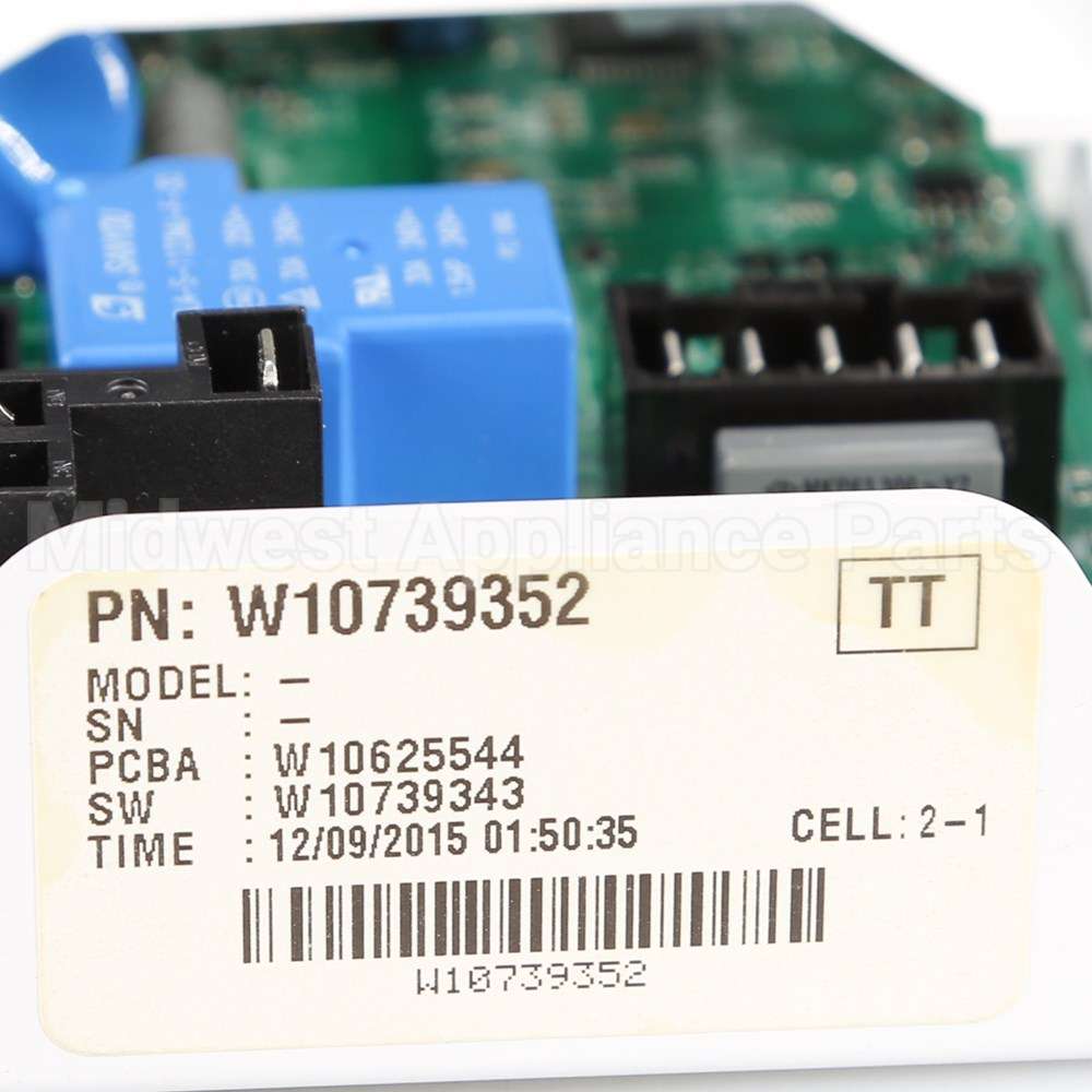 W10802080 Whirlpool Cntrl-Elec