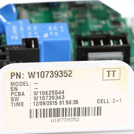 W10802080 Whirlpool Cntrl-Elec