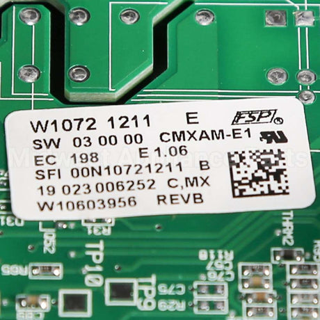 W10803993 Whirlpool Cntrl-Elec