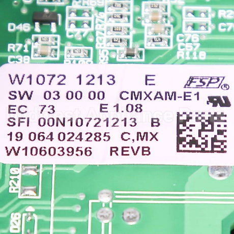W10803994 Whirlpool Cntrl-Elec