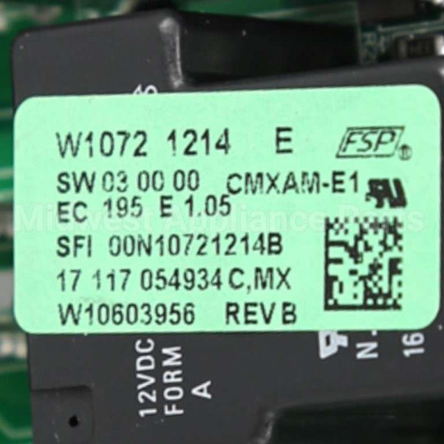 W10807576 Whirlpool Cntrl-Elec