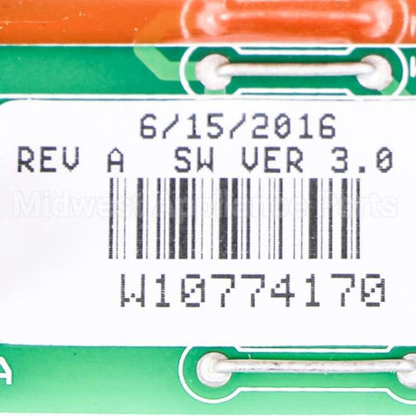 W10807590 Whirlpool Cntrl-Elec