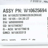 W10812420 Whirlpool Cntrl-Elec