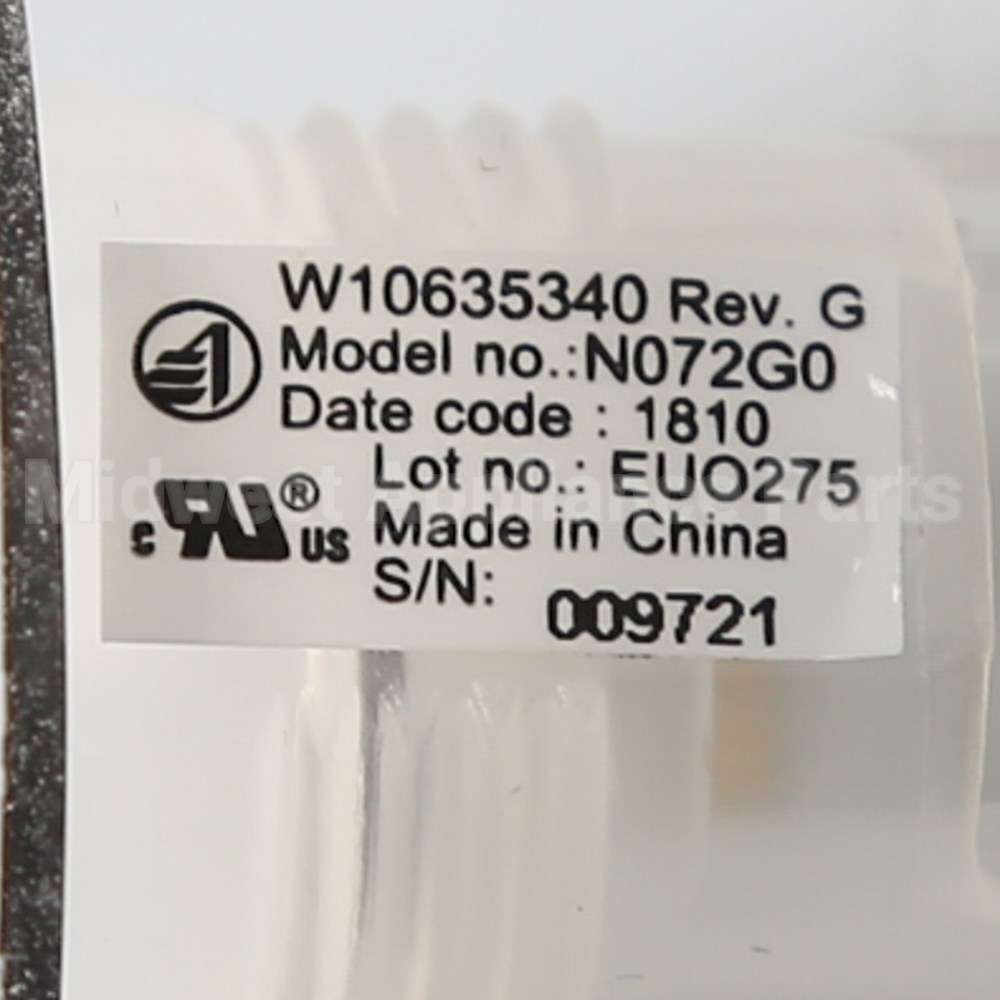 W10813116 Whirlpool Light