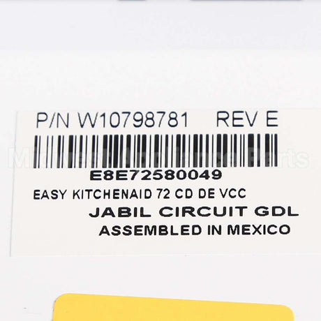 W10822637 Whirlpool Cntrl-Elec
