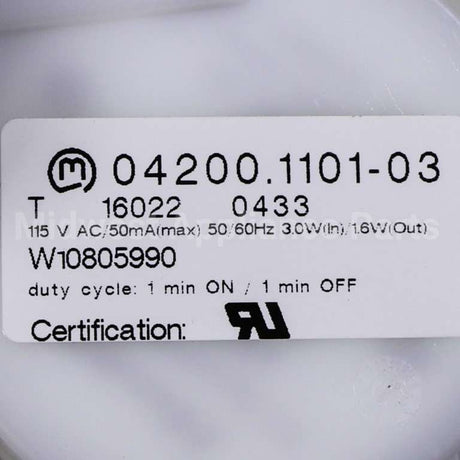 W10842325 Whirlpool Dispenser