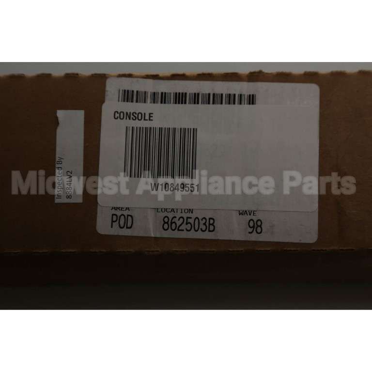 W10849551 Whirlpool Console