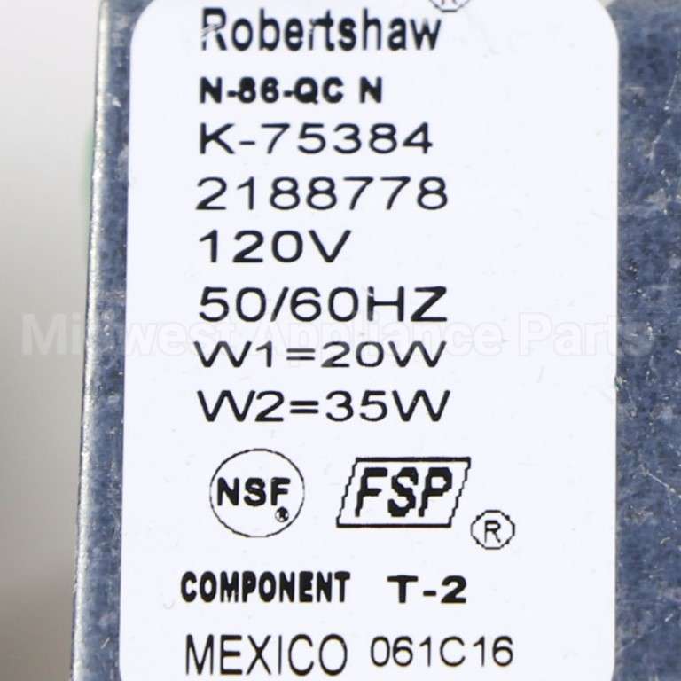 W10853654 Whirlpool Valve-Inlt