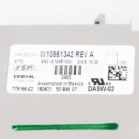 W10854220 Whirlpool Cntrl-Elec