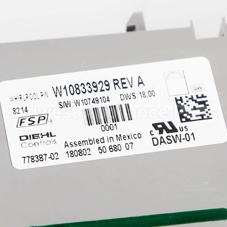 W10854223 Whirlpool Cntrl-Elec