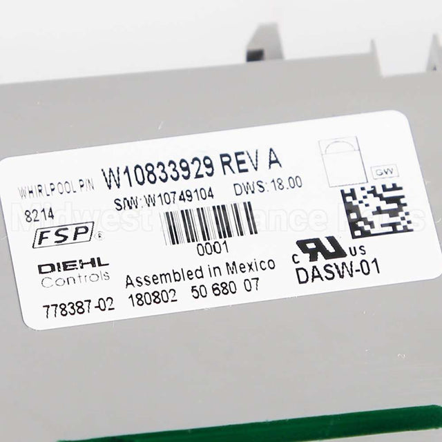 W10854223 Whirlpool Cntrl-Elec