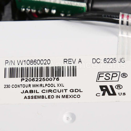 W10861425 Whirlpool Cntrl-Elec