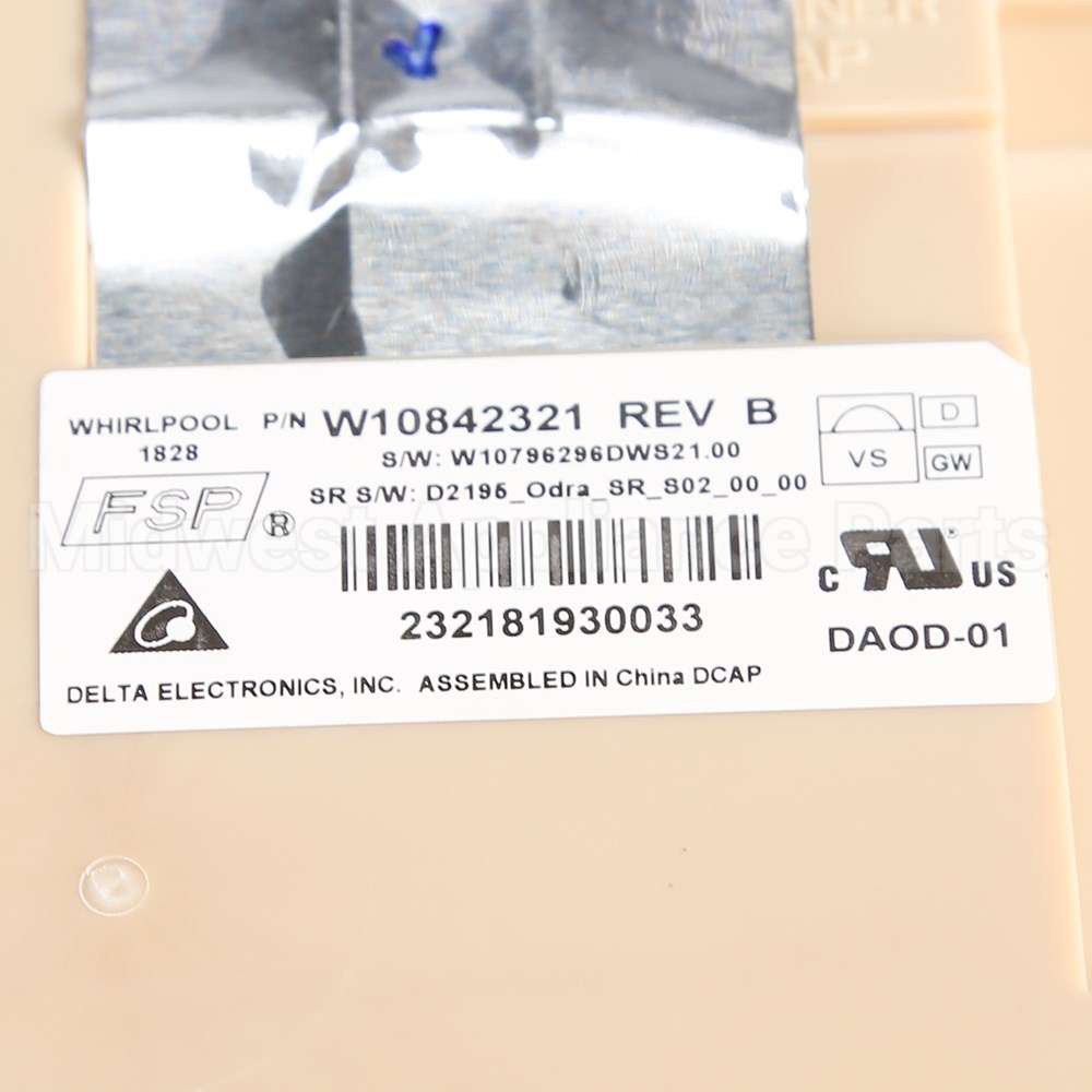 W10866121 Whirlpool Cntrl-Elec