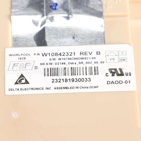 W10866121 Whirlpool Cntrl-Elec