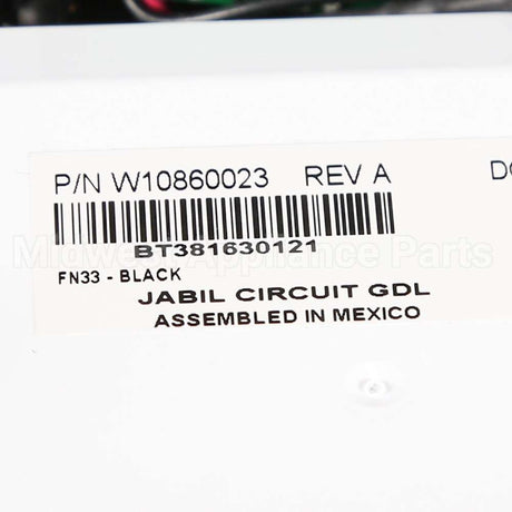 W10878995 Whirlpool Cntrl-Elec