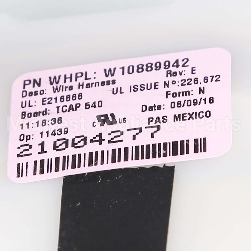 W10889942 Whirlpool Harns-Wire