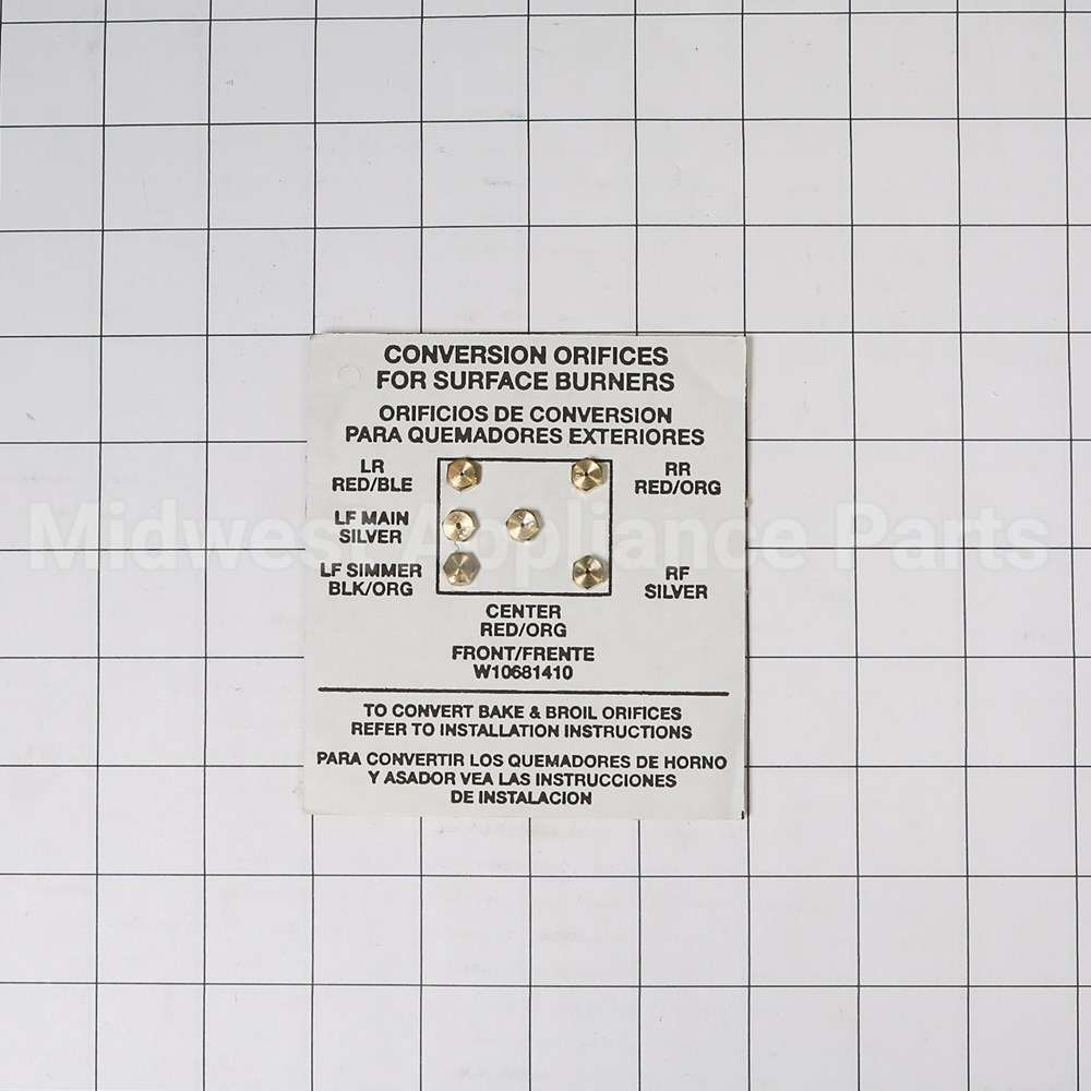 W10909678 Whirlpool Spud-Orfce