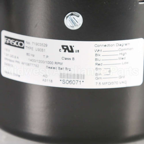 W11083804 Whirlpool Motor-Blwr