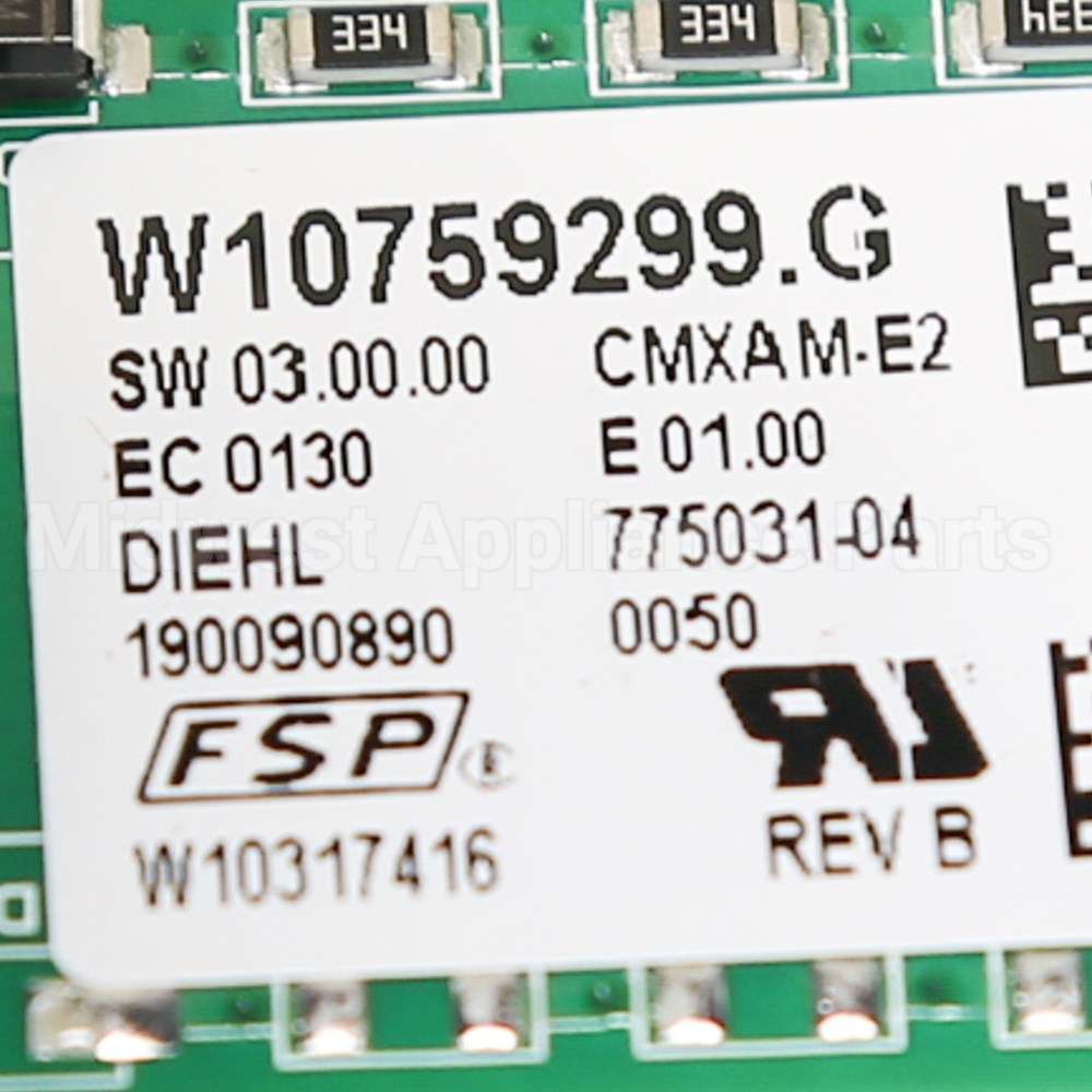 W11100515 Whirlpool Cntrl-Elec