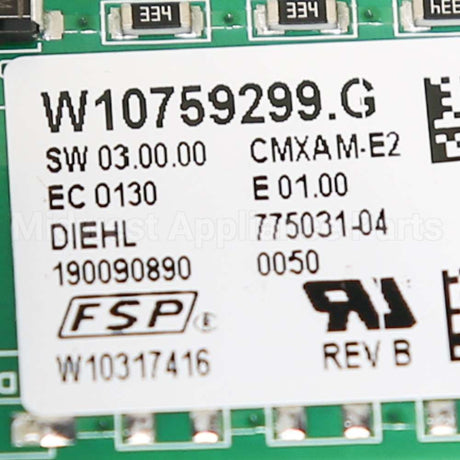 W11100515 Whirlpool Cntrl-Elec