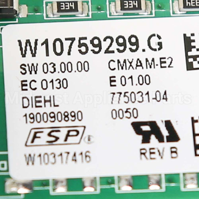 W11100515 Whirlpool Cntrl-Elec